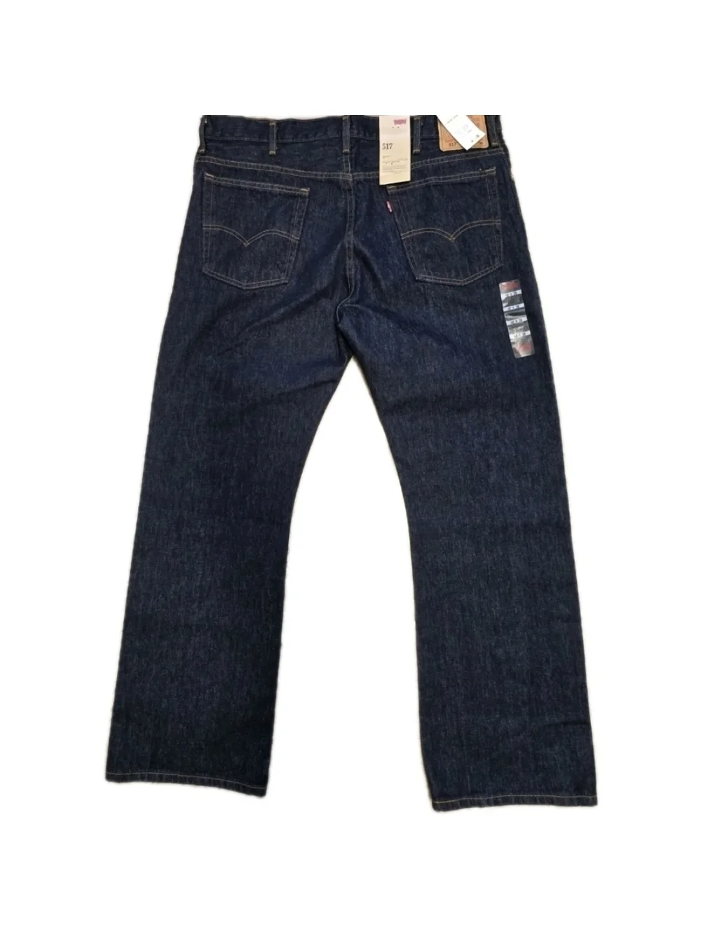 LEVI'S 517 Jeans Mens Bootcut Fit Dark Denim Size 40 X 30 Minimalist Work Preppy